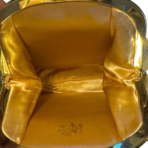 Vintage After Five Gold Purse nwot - Picture 4 of 5